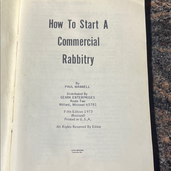 Vintage Rabbitry Book Collection - Picture 11 of 11